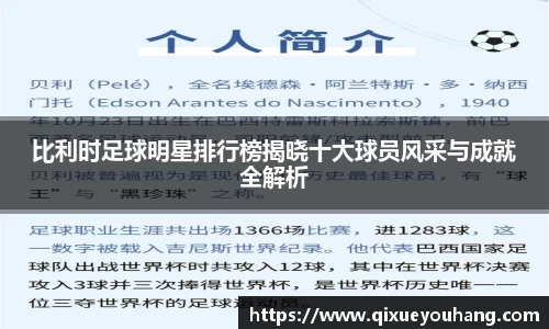 比利时足球明星排行榜揭晓十大球员风采与成就全解析